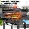 Charcoal Barbecue Cart, XXL Lid, Adjustable Vents, 112 Cm, Black