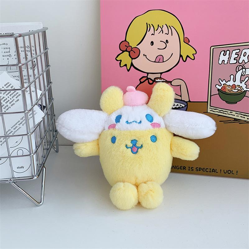 

Милая коллекция плюшевых подвесок в виде животных, мини-автомат для ловли кукол, студенческий рюкзак, мультяшный плюшевый брелок-подвеска Plush Pendant Collection