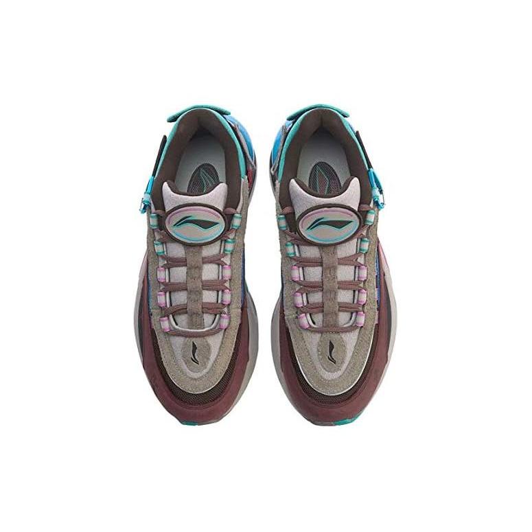 Li Ning V8 2019 New York Fashion Week Runway Low top Running Shoes Men's Blue Purple ARHP189-1