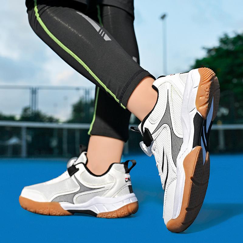 Sapatos de Treino Profissional para Crianças Sapatos de Badminton Spinning Tênis de Mesa31-40