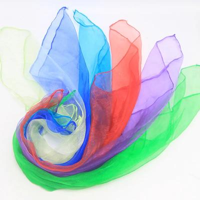 21Colors 60*60CM Sheer Transparent Scarves for Girls Music Dance Scarf Candy Colors Women Outdoor Scarves