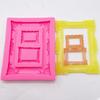 Big Square Frame Silicone Mold Fondant Cake Decorating Tool Sugarcraft Chocolate Gumpaste Mold Baking Tools