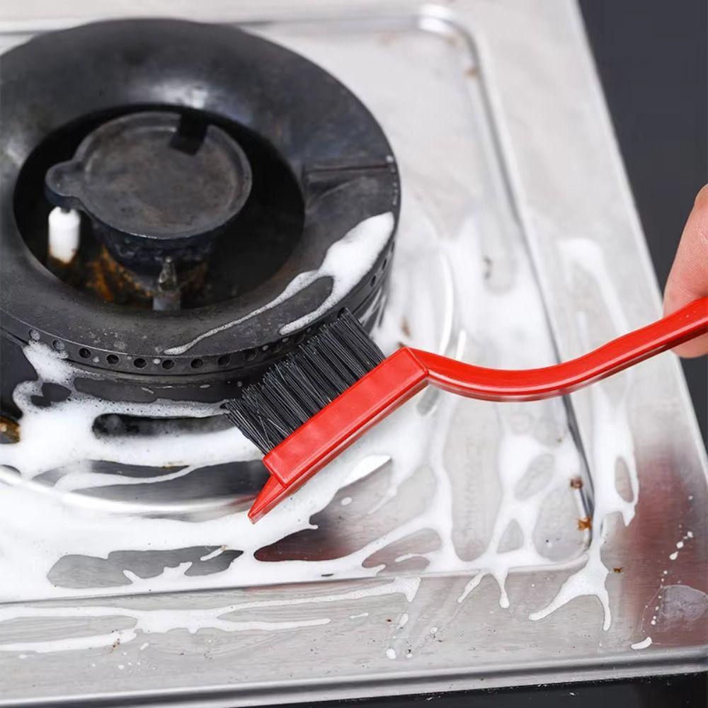 11Pcs Hard Bristle Crevice Cleaning Brush Set Kitchen Cleaning Brush Kit  Small Spaces