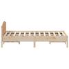 Solid Wood Bed Without Mattress 150 X 200 Cm Pine Wood