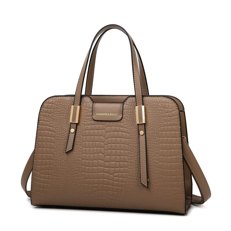 Women’s Handbag Set Embossed PU Leather Tote Shoulder Crossbody Top Handle Bags