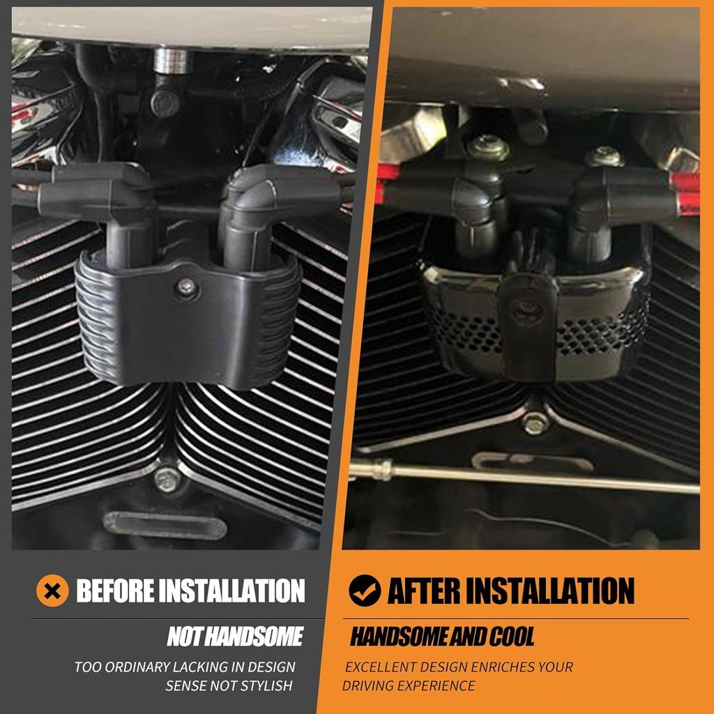 Ignition Coil Cover Fit for Harley Softail Breakout FXBR Fat Boy FLSTF Street Bob FXDB Low Rider S FXLRS 18-2025 Road King FLHR Street Glide FLHX