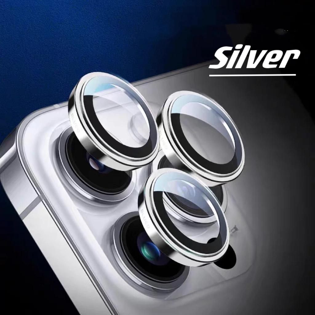 

Для iPhone Phone металлическая защитная пленка для объектива камеры для IPhone 13 12 11 15ProMax защитное стекло для камеры для IPhon14 ProMax пленка 11 (2PCS) серебряный