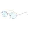Metal Oval Retro Unisex Sunglasses Fashion Street Vin