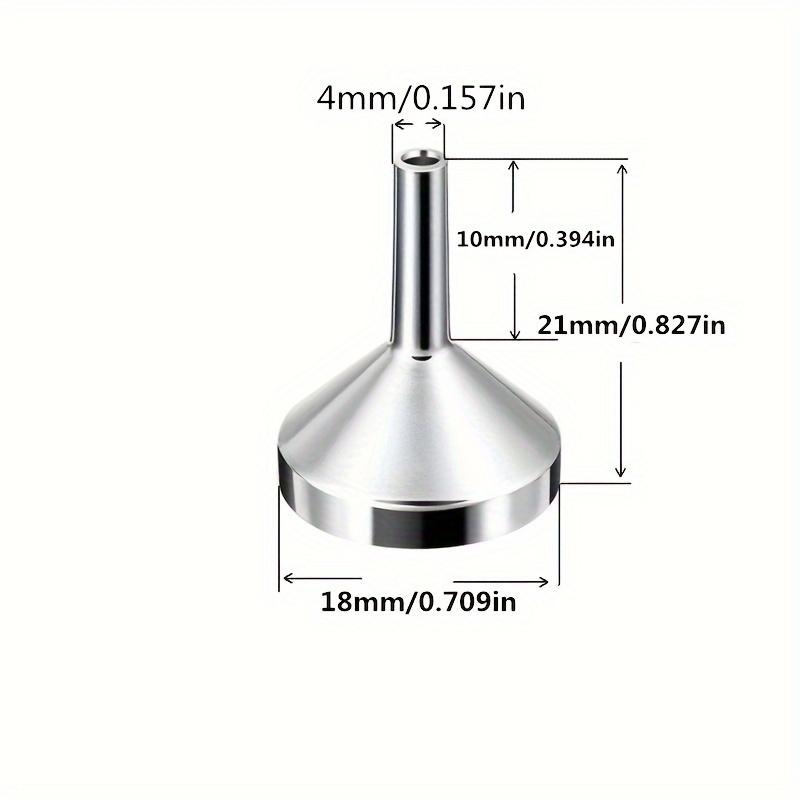 Mini Metalltrichter-Set zum einfachen Einfüllen - Hitzebeständig und Multifunktional, Erhältlich in Silber, Gold