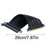 PCIe4.0 16X Risers Cable 20cm Length Enhanceds Signal Integrity ABS Construction Servers Hardware Compatible