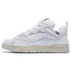 Li Ning Golden Textile, Leather Slip Resistant Abrasion Resistant Low top Skateboard Shoes Women's White AECS074-7