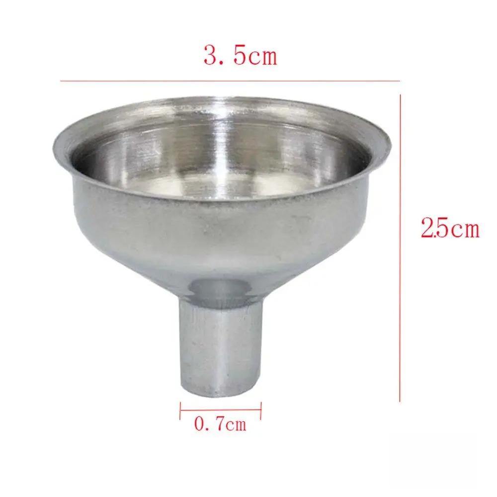 1pc Stainless Steel Mini Funnel Wine Funnel Small Mouth Fill Hip Flask Kitchen Filling Wine Liquid Bar Kitchen Tool Canning