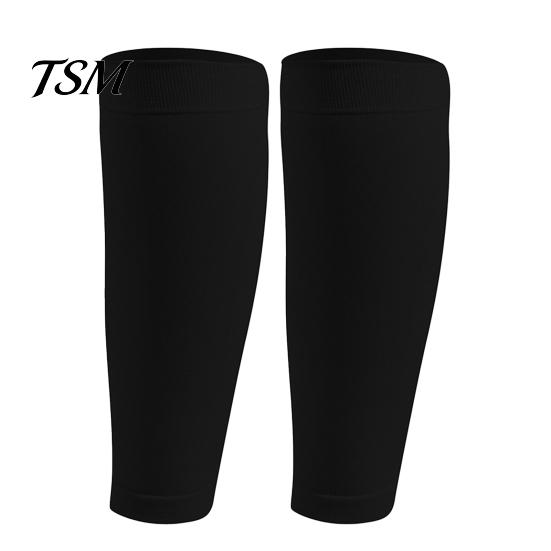 Leg Guards 2Pcs Elastic Sleeves Breathable Compression Calf Guard Protector Strip for Outdoor Sports Leggings чёрный