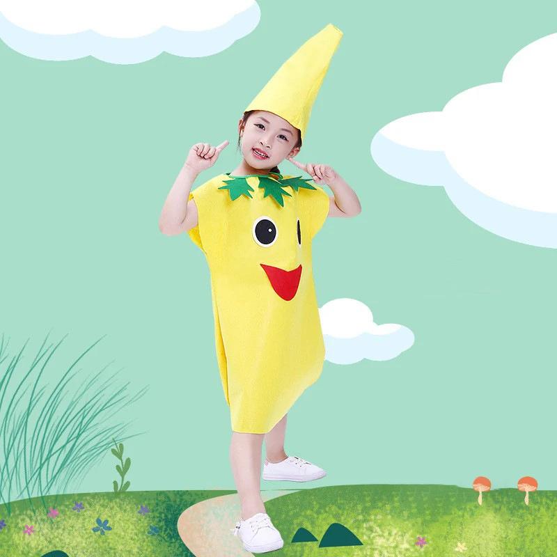Kids Costumes Adorable Fruit & Vegetable Outfits for Boys & Girls - Strawberry Grape & Assorted Designs for Stage Performances