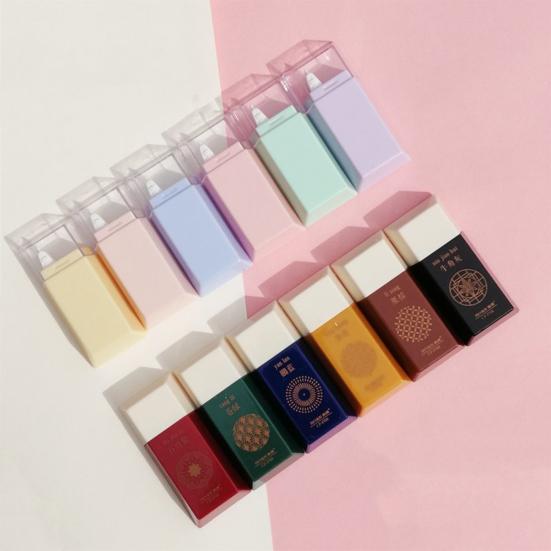 

6 шт. гладкая скользящая корректирующая лента кубовидной формы PS «Корректирующий мини-ролик для исправления ошибки» канцелярские товары