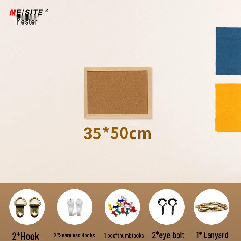 Creative Cork Board Photo Wall - Kindergarten Theme for Home, Office, Dorm