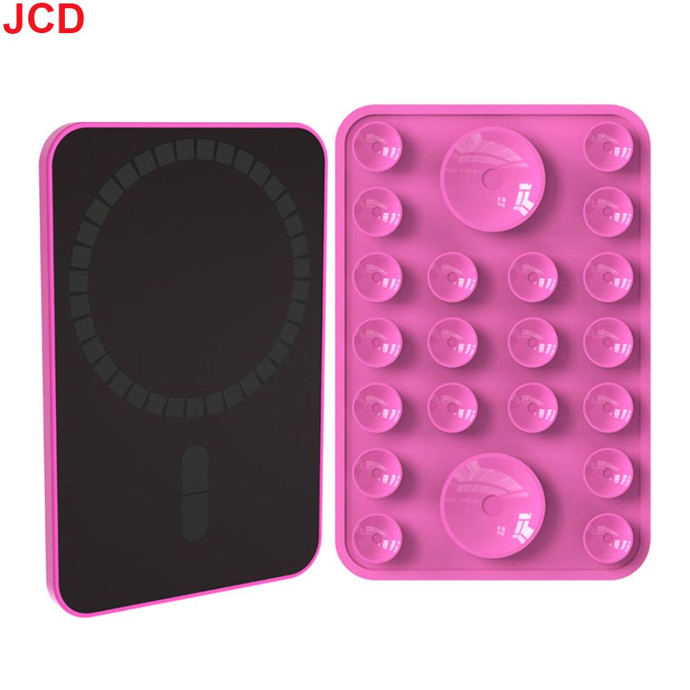 JCD 1pc For Magsafe Magnetic Suction Cup Mount Silicone Suction Phone Case Stand Universal Hands-Free Mirror Shower Phone Holder