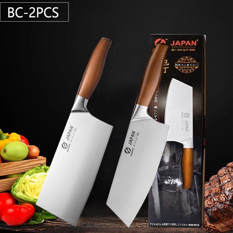 WXCOO Professional Japanese Kitchen Knife Fruit Peeler Utility Knife Stainless Steel Fish Fillet Knife Meat Cleaver Cooking Tool