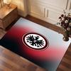 Eintracht Frankfurt Football Print Crystal Velvet Rug, Comfortable Water Absorbent Non Slip Indoor Floor Carpet
