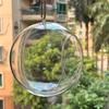 Hanging Bird Feeder Birdhouse Transparent Spherical Shape Bird Nest Garden Decor
