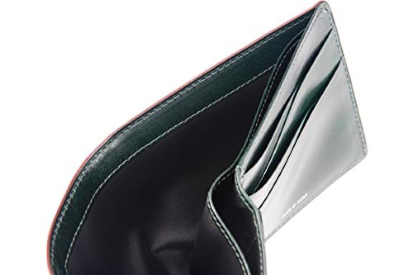 CYPRUS URUSHI Lacquer Bifold Wallet with Card and Bill Genuine Made in Perfect Gift for or 4327 - - Compartment, Leather, Japan, Father's Day,