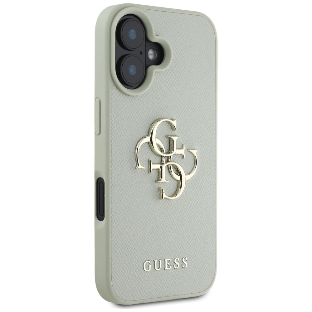 Hülle für iPhone 16 Guess Classic Logo Grün