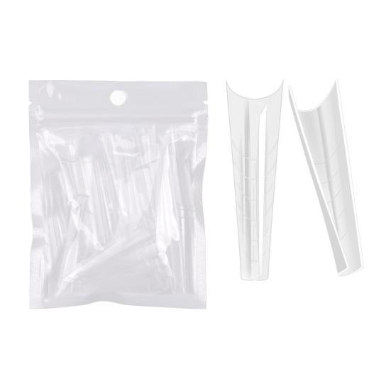 60 Stück künstliche Nägel, abnehmbar, dekorativ, langlebig, tolle transparente Nagelform, Spitzen, Maniküre-Design für den Salon