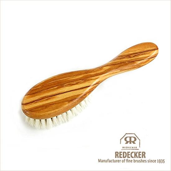 Redecker Natural Baby Brush (Goat Hair, Olive)
