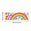 Rainbow Cloud Veggdekor Bakgrunn Moderne Dekorative Avtagbare Art Decor Veggmalerier for klasserommet