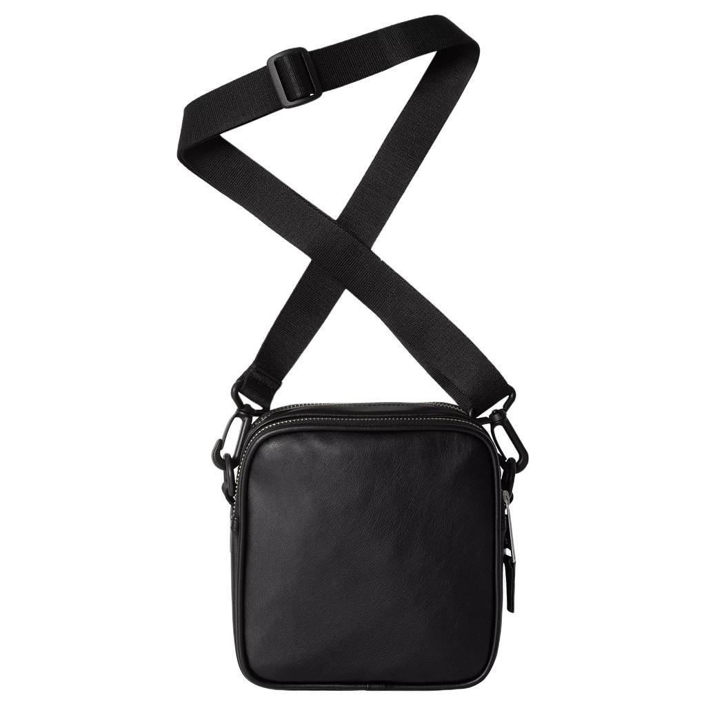 New Carhartt WIP Polyurethane Crossbody Bag, Shoulder Bag Small Unisex Black I034344-89-XX