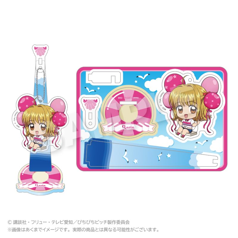 TV Anime Pichi Lucia Barunko Stand Keychain "Michi Pitch"