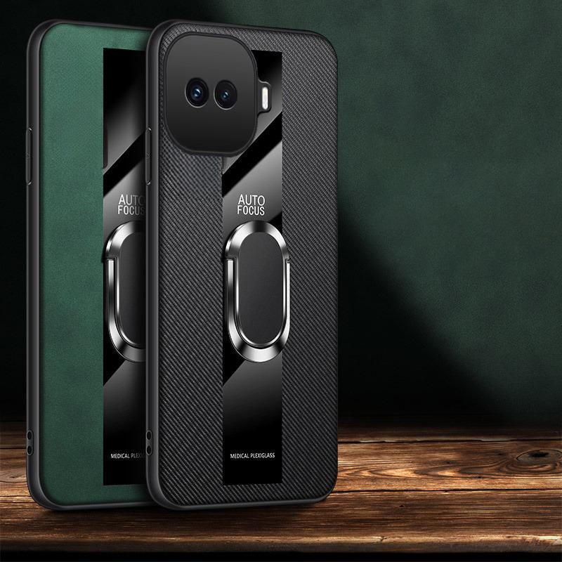 For Vivo iqoo 15R case Combines Suede Leather + Hybrid Hard Soft Shell Anti-Scratch Multi-Angle Stand Case for VIVO IQOO 15R Phone casing