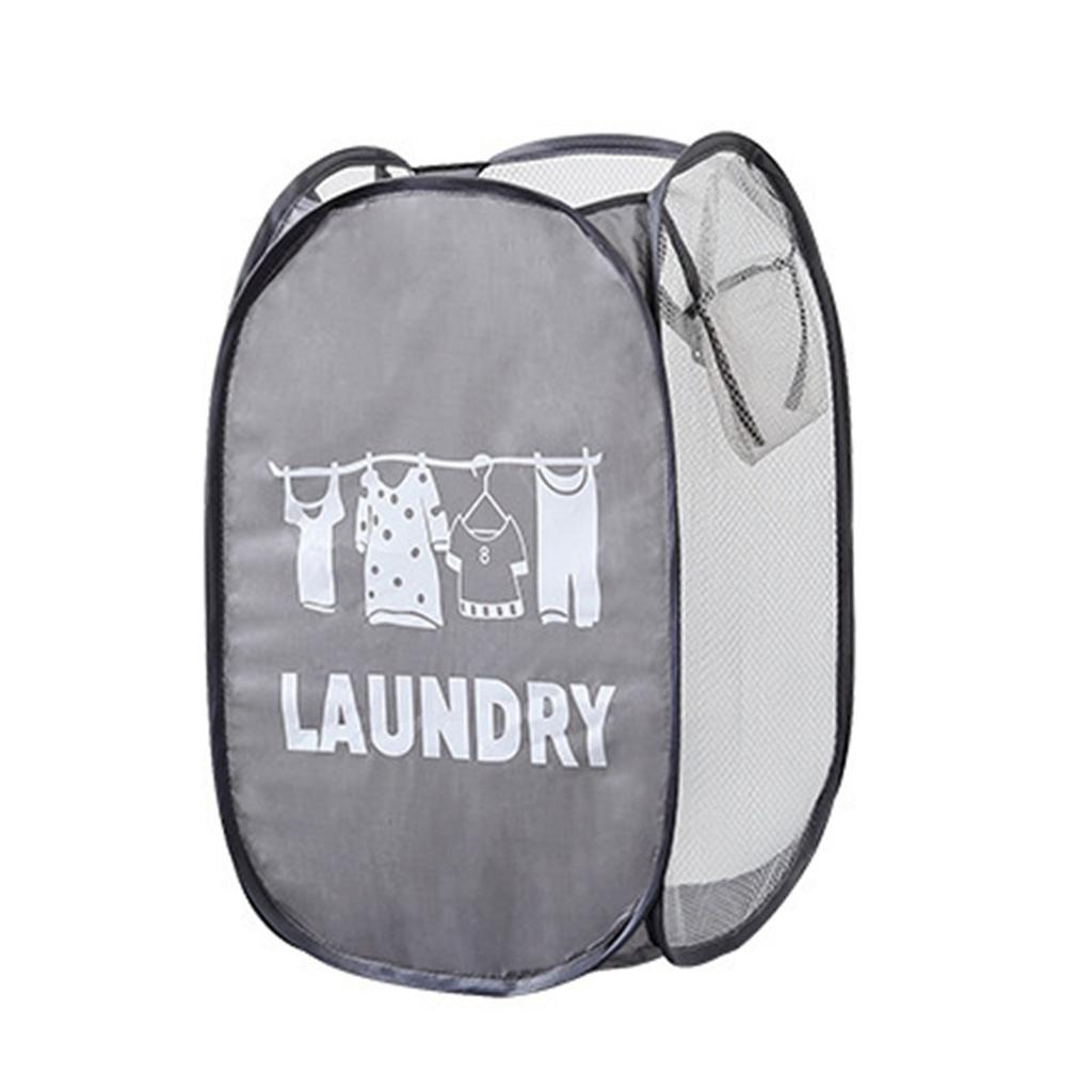 Mesh Laundry Hamper Durable Dirty Clothes Hampers Practical Durable Mesh Laundry Baskets with Handles Storage Baskets