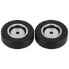 2pcs Aluminum Alloy Drift Tire RC Car Parts Accessories Fit for WPL D12 RC Truck 54mmSilver