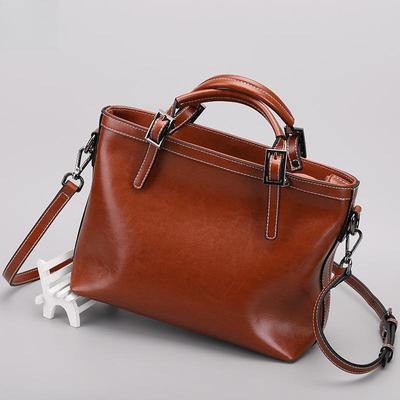 Women's Shoulder Bag Retro Style Genuine Leather Crossbody Bags Europe America Fashion Luxury Women Handbags