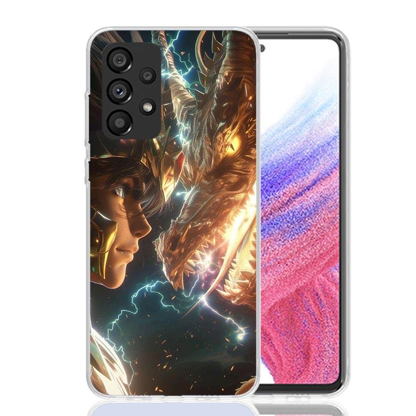 Saint Seiya Cool Phone Case For Samsung Galaxy A17 A16 A14 A15 A13 A57 A56 A54 A55 A53 A37 A36 A34 A35 A33 A26 A24 A25 A23 Galax