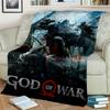 3D God of War Games Gamer Kratos HD koc, miękki koc do rzucania dla domu sypialnia kanapa z funkcją spania piknik biuro podróży okładka koc dla dzieci