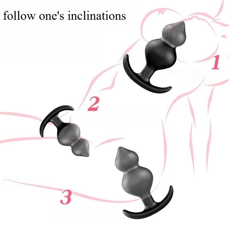 Analplug mit Stahlkugeln Buttplug Analkugeln Fetisch Männer Prostata-Massagegerät Sexspielzeug für Frauen Männer Analdilatator Buttplug