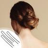 New U Shaped Metal Hair Clips Pins Ballet Hairpins Metal Bobby Hair Styling Grips Black Brown Hair Bun Clips for Women Girls