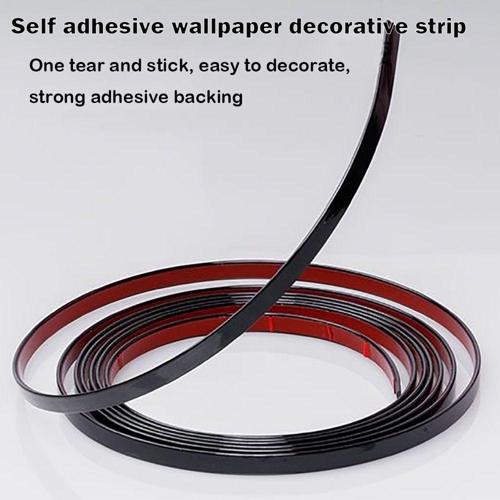 Waterproof Decoration Line PVC Background Wall Edge Strip Gap Sticker  Background Wall