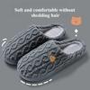 Cotton Slippers for Women's Autumn Indoor Home Confinement Shoes, Postpartum Autumn and Winter Anti Slip Thick Soled Plush Cotton Shoes