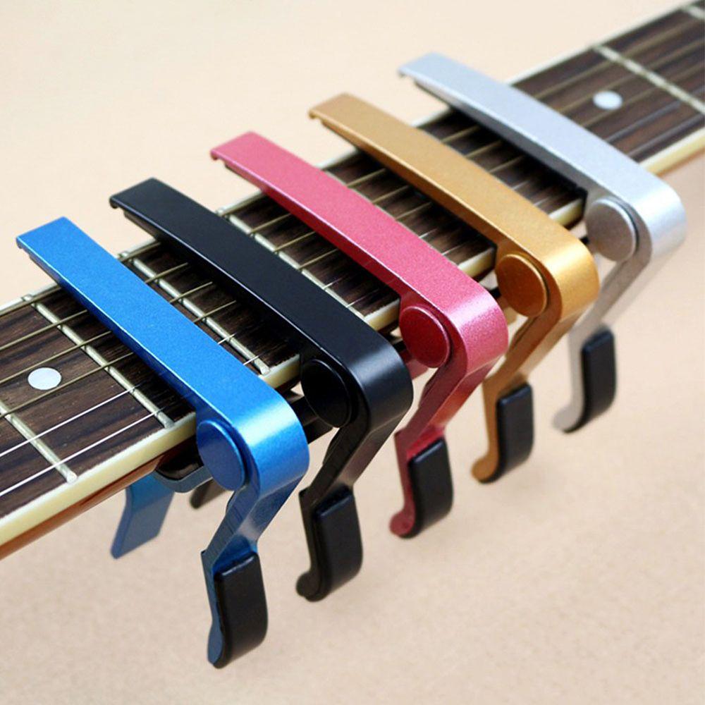 Release Spring Trigger Acoustic/Electric/Classic Key Clamp Aluminium Alloy Quick Change Guitar Capo