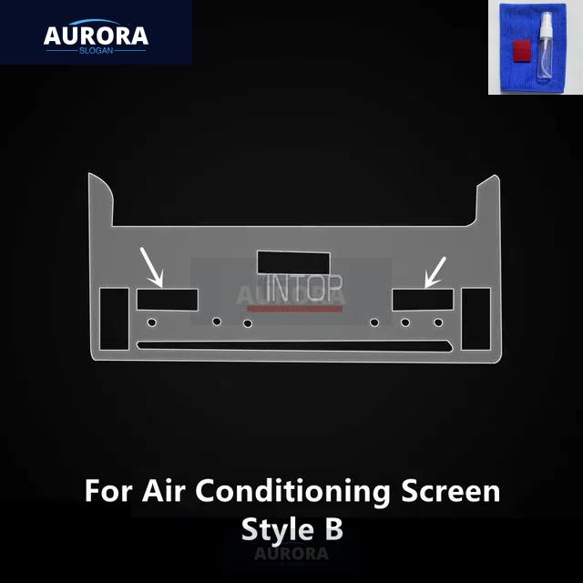 

For TOYOTA AVALON 18-22 Dashboard,Navigation Screen Transparent TPU Protective Film Anti-scratch Repair Film Accessories Refit For Air Panel B