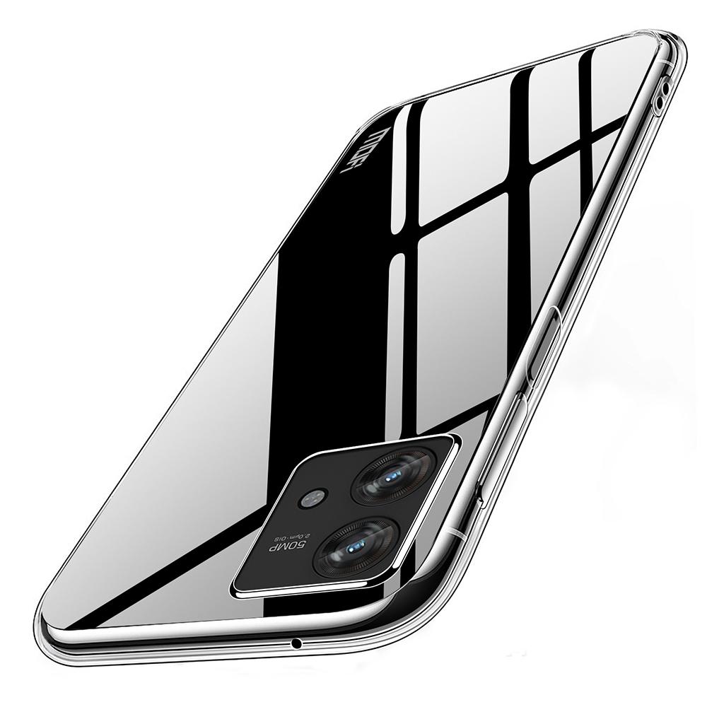 MOFI Clear Phone Case For Motorola Edge 40 Neo 5G Anti-Scratch TPU Phone Shell Cover