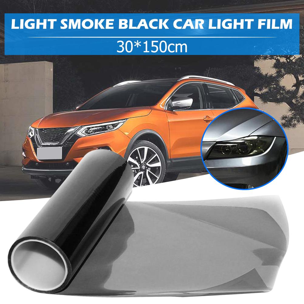 30x150cm Car Light Film Car Matte Black Tint Headlight Taillight Fog Light Vinyl Film Rear Lamp Tinting Film Auto Styling Decor