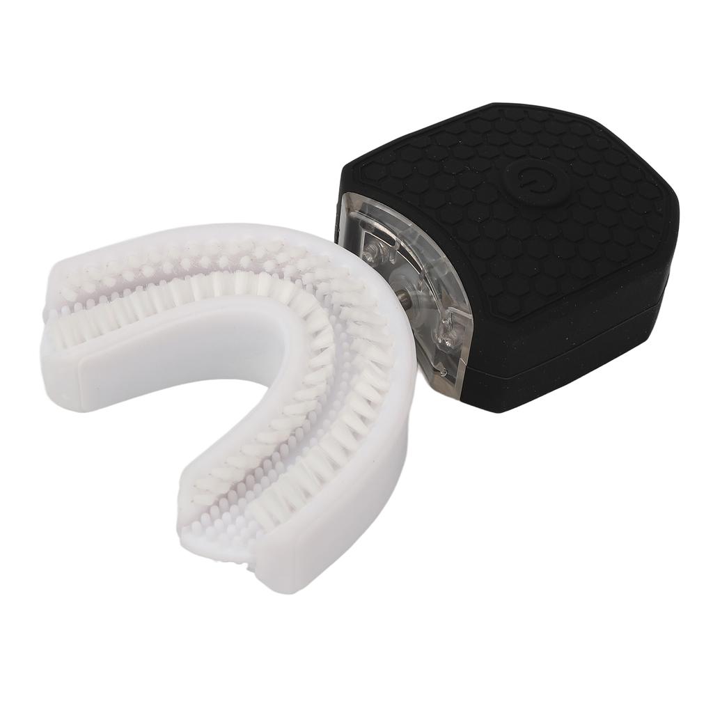 Sonické zubní kartáčky ve tvaru U Automatické Bezdrátové Dobíjecí IPX7 Vodotěsné Modré LED Bělení