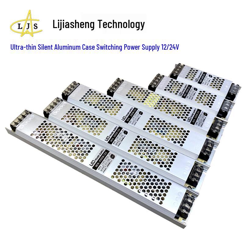 

12/24В Ультратонкий Бесшумный Светодиодный Блок Питания для Световых Коробов и Ленточных Светильников 24V 60W Ultra-Thin Power Supply