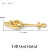 18K Gold Plated Vortex Design Connector Charms,Connectors For Jewelry,Double Hole Charms Connector,DIY Bracelets Making Findings
