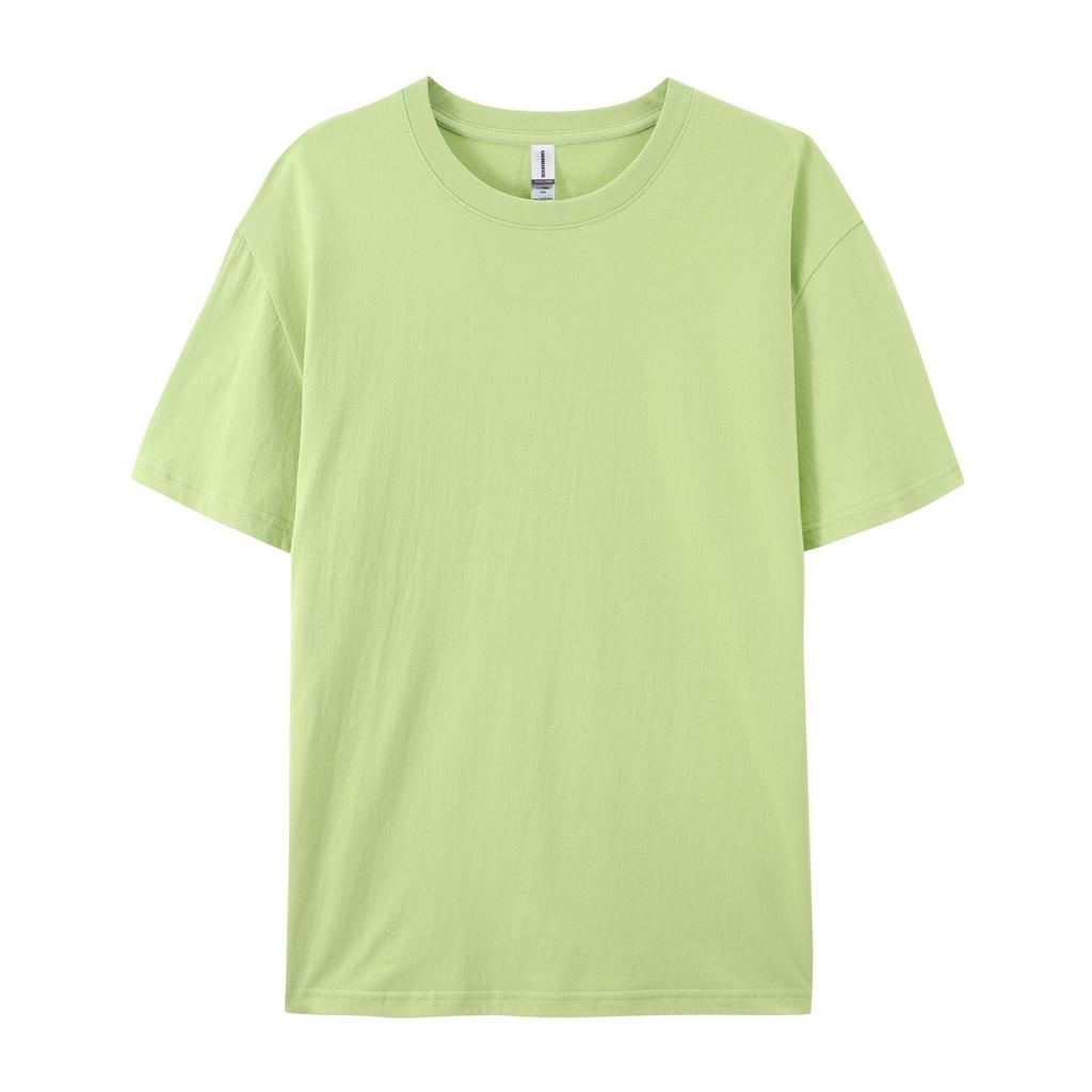 Women's Summer Breathable Plus Size Solid Colour Round Neck Bottom Casual Sports T-Shirt