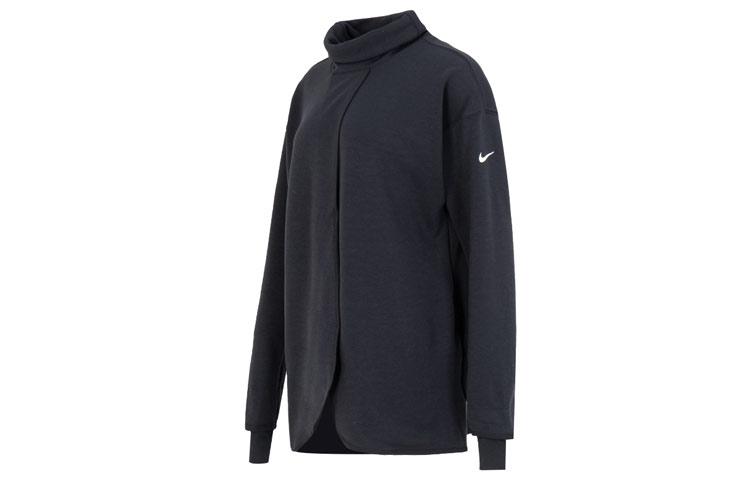 Nike Sweatshirts Women s Black Turtleneck Moderate Regular CQ9286-032 L